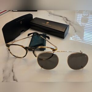 David Beckham DB 1003/G/CS Havana Grey Men 2in1 CLIP ON frame EYEWEAR/SUNGLASSES